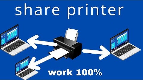 How to Share Printer on Network | share printer on Wifi and LAN