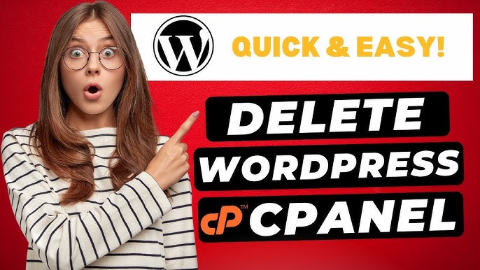 Delete A Wordpress Site From Cpanel 2023 | 2024