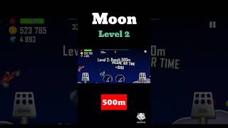 Hill Climb Racing Moon Level 2(500m) #shorts screenshot 3