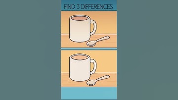 can you find 3 different #findthedifference #braingames #brainteaser #logicpuzzle