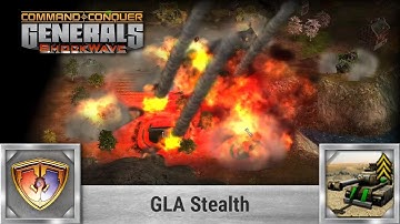 C&C Generals ZH Shockwave - Challenge #4 vs GLA Stealth Hard - GLA Demolition