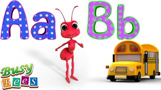 ABC Phonics Songs | ABC Song for Children | English alphabet song |  Busy Bees Nursery Rhymes