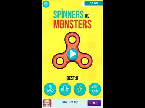 Spinners vs monsters!