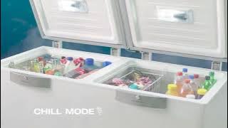 Dawlance Twin Door 4 in 1 Chest Freezer