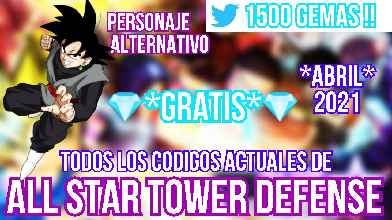 TODOS OS CODIGOS de ( ALL STAR TOWER DEFENSE ) 2021 ABRIL !!! 