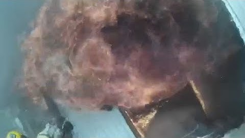 RAW VIDEO: Helmet cam video of firefighters battling mobile home fire in Phoenix