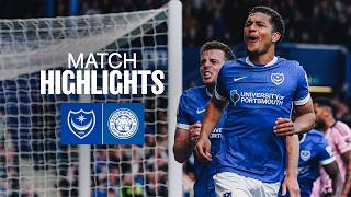 Highlights Pompey V Leicester
