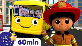 wheels on the bus and fire truck more nursery rhymes and kids songs little baby bum
