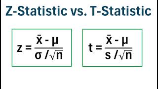 Z-Statistic vs t-Statistic