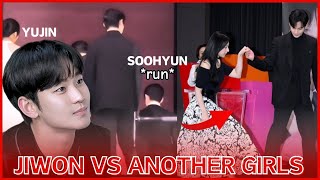 Kim Soo Hyun treats Kim Jiwon vs another woman. He's so obvious!