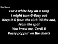 G Eazy - No Limit Feat. ASAP Rocky & Cardi B (Lyrics)