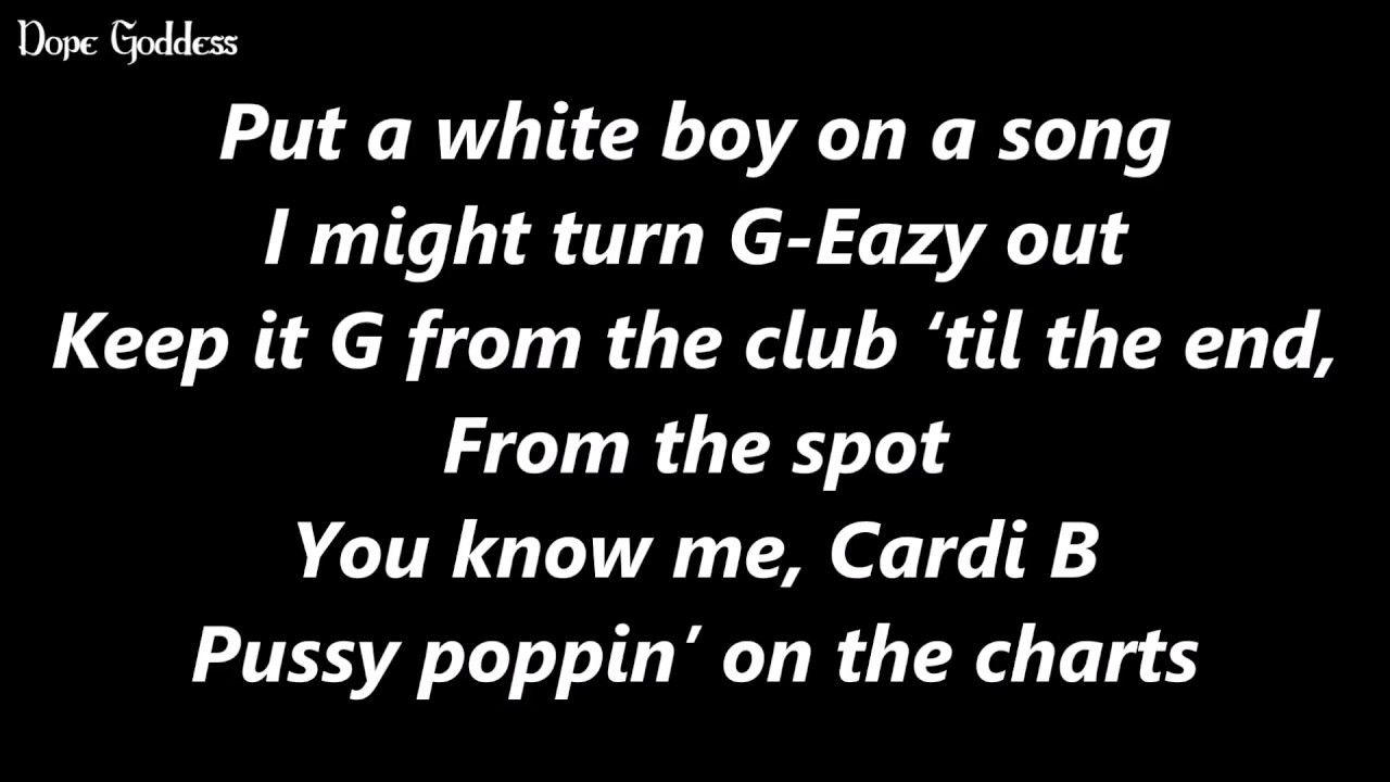 G Eazy - No Limit Feat. ASAP Rocky & Cardi B (Lyrics)
