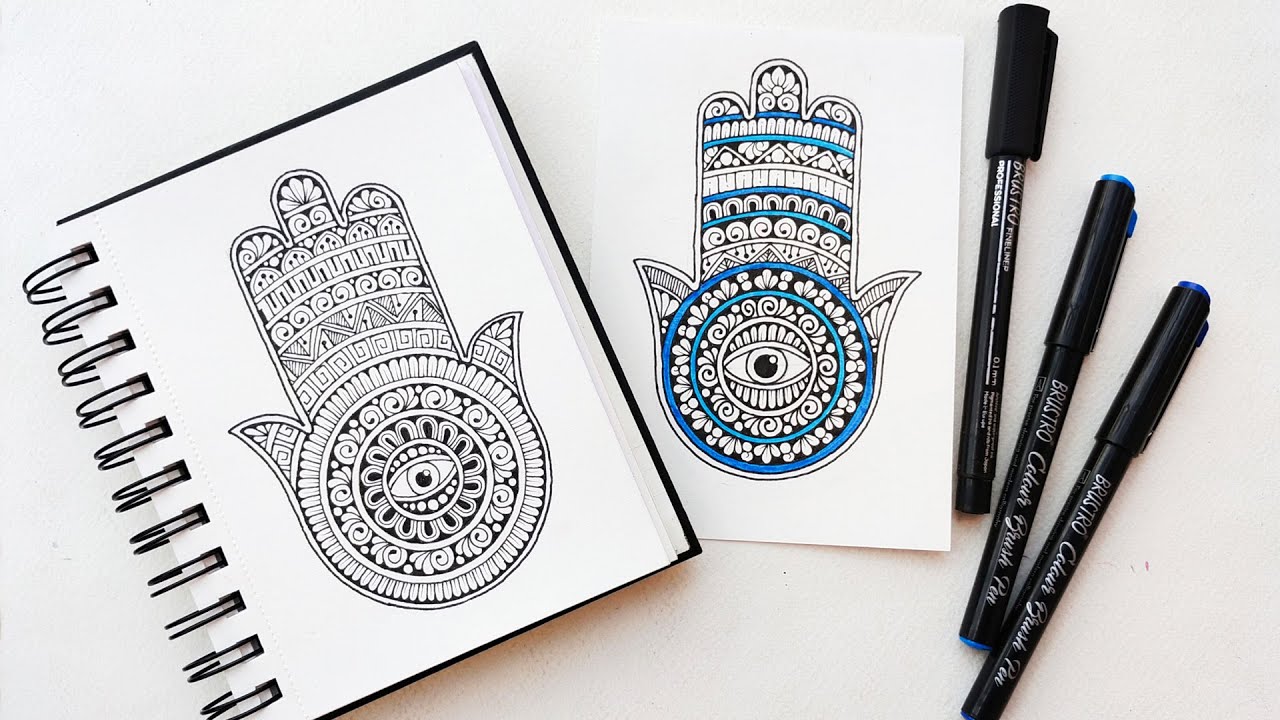Hamsa Hand Mandala || Powerful Symbol of Protection Hamsa
