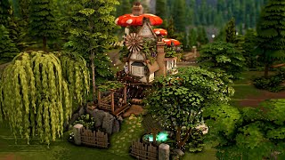 Fairy mushroom house | The Sims 4 Stop Motion Build