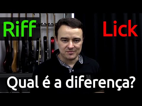 Vídeo: Diferença Entre Lick E Riff