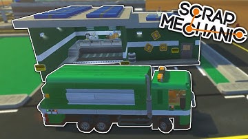 Recycling Center & City Park! - Mini City 2.0 [Ep.9] - Scrap Mechanic Gameplay & Creations