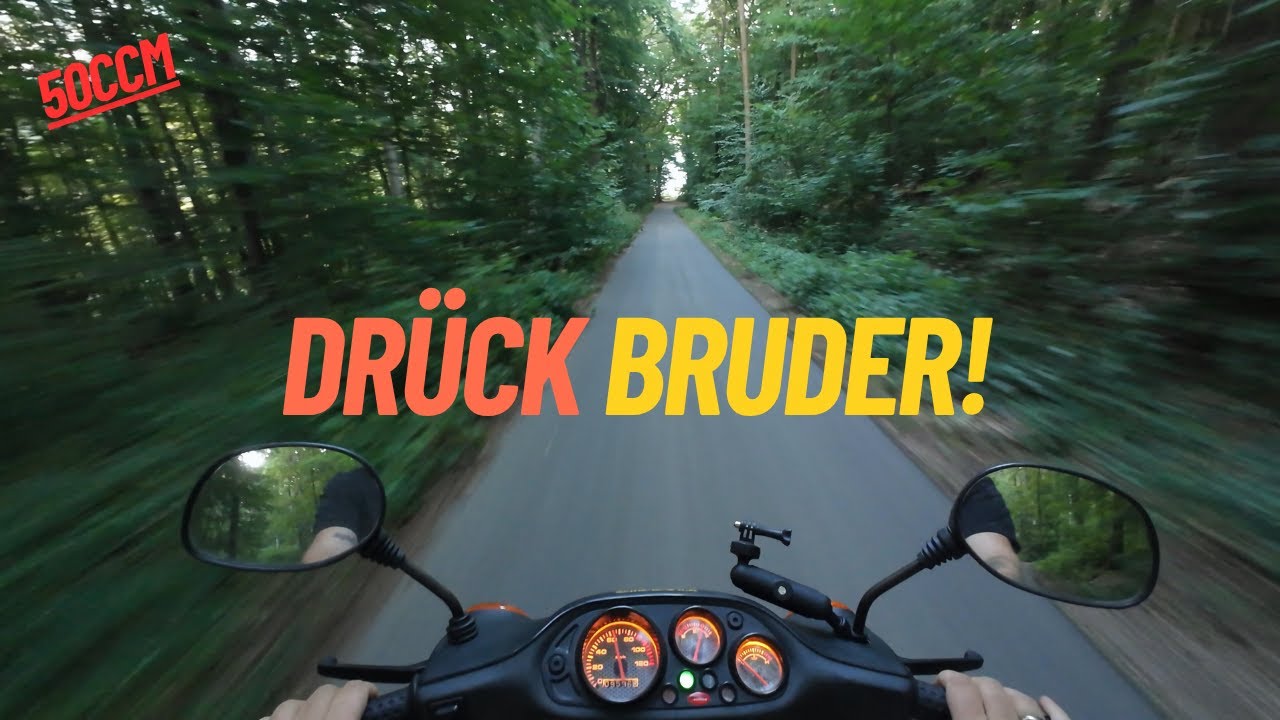 50ccm Roller Tour am Rhein - Von der Stadt bis zur Berg-Aussicht 🛵