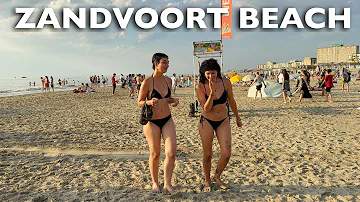[4K] ZANDVOORT- Beach Walk In The Hot Weather Of Zandvoort Beach | 33°C Walk On The Beach??????