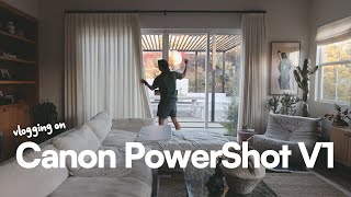 Erstes Vlogging mit der Canon Powershot V1