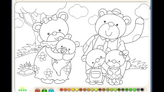 Bears Coloring Pages for Kids - Bears Coloring Pages screenshot 2