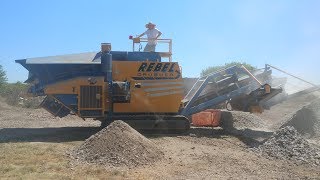 Recycling Concrete with the Rebel Crusher. Making Money Recycling.