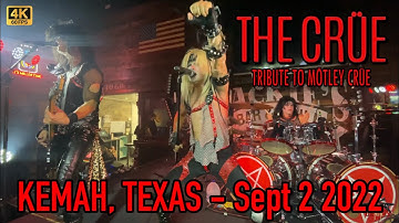 The Crüe Tribute Houston - 4K Full Show at Jackie’s Brickhouse 9/2/22