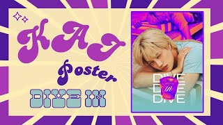 KAI 카이 Adult Swim 🏊 How to edit poster in Canva | Aesthetic wallpaper in Canva | kpop poster edit screenshot 2