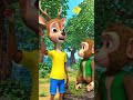 🦌🐒 Deer and Monkey Friendship Adventure | Cute Animal Story #viralreels #kidsvideo #beautiful