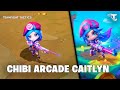 CHIBI ARCADE CAITLYN - EMOTES, FINISHER | TFT 16.4