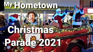 2021 Christmas Parade Dickson, Tennessee - Santa Claus - The Grinch - Olaf - Floats - Jeeps