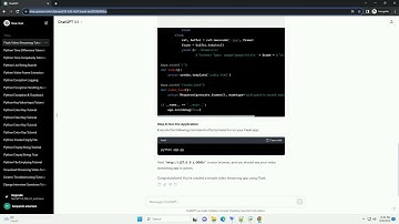 python flask video streaming