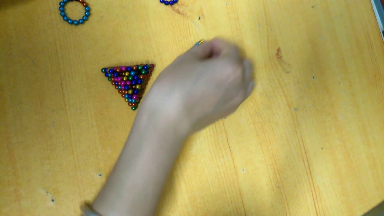 DIY - How To Make Pyramid  From Magnetic Balls