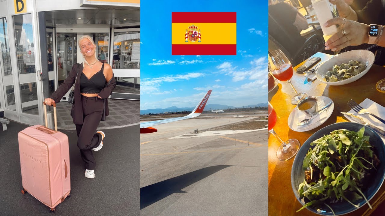 WIJ VLIEGEN NAAR MALLORCA! ️☀️VERTRAGING & ROOMTOUR🌸! #MallorcaVlogs