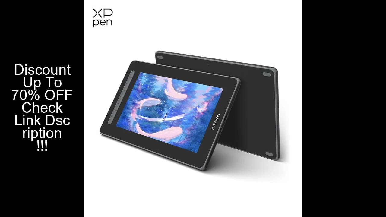 XPPen Artist 12 2nd Gen 12 Inch Graphic Tablet Monitor 8192 Levels 60 Tilt X3 Stylus Art Drawing Tab