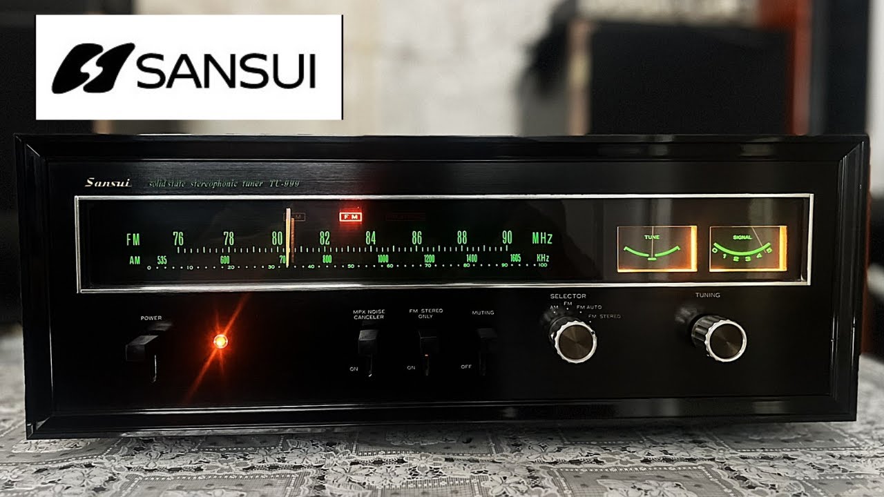 美品動作品 サンスイ TU-999 チューナー SANSUI TU-999】本格的FM時代に備えて、高S/N・低歪率化を徹底的に追求
