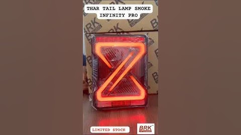 thar led tail lamps with scanning function and welcome features with matrix indicators