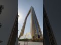 The majestic Dubai Frame in the evening sky, showcasing modern architecture #dubaiframe #dubai #uae