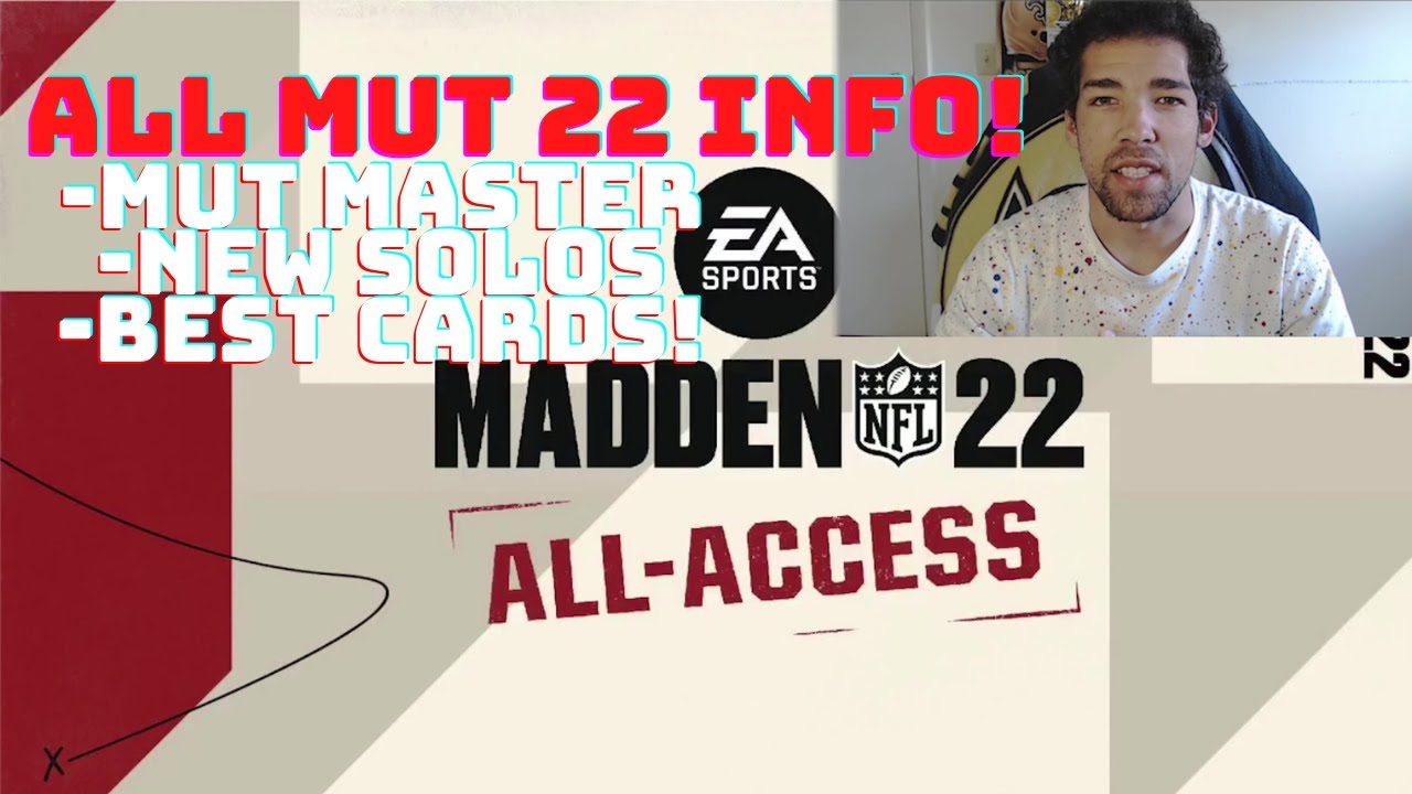 MADDEN 22 ULTIMATE TEAM! ALL THE NEW INFO! MUT MASTER, NEW SOLOS, NEW CHANGES!