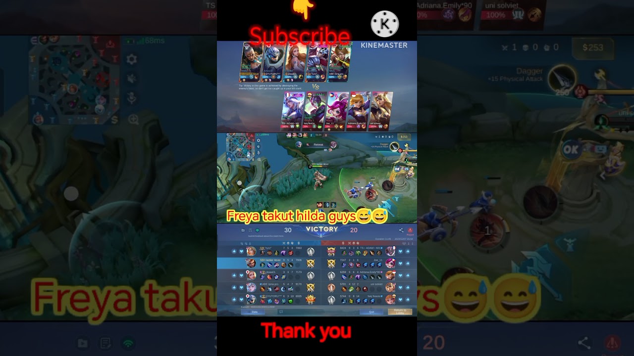 Hilda vs freya exp lane 