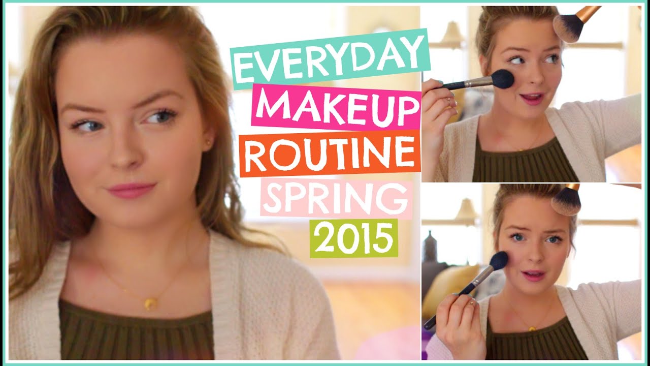 Everyday Makeup Routine Spring High School Makeup YouTube