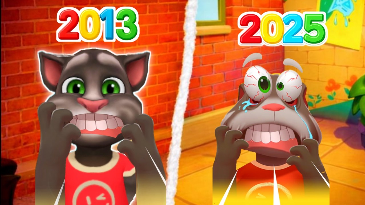 Talking Tom Cat 2013 vs Talking Tom Cat 2025🧀🧀🧀