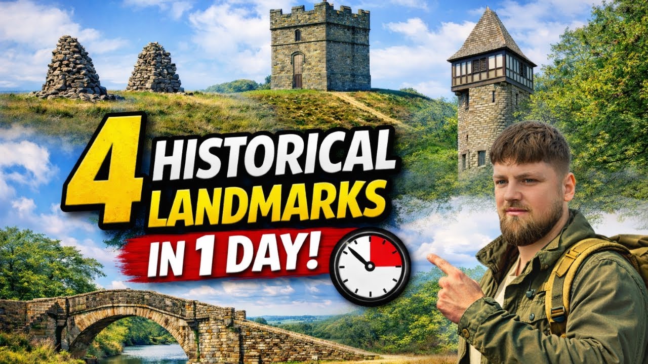 MY HARDEST CHALLENGE YET! / 4 HISTORIC LANDMARKS IN 1 DAY!
