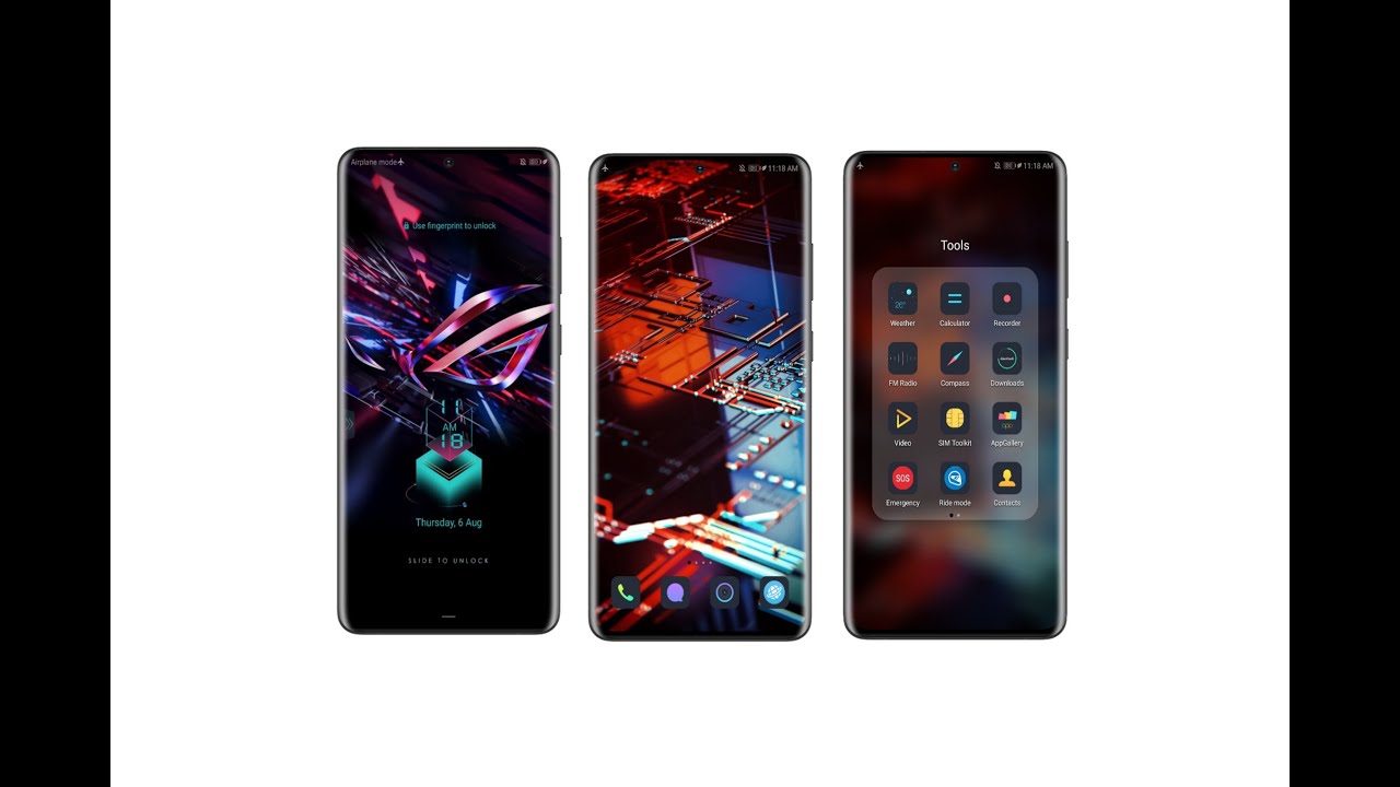 ROG 3 Theme FOR EMUI 10.1/EMUI 10 EMUI 9.1