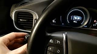 Volvo V40 Oil Level Check - No Dipstick