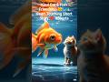 Kind Cat🎯 &amp; Fish Friendship 🐱🐟 | Heart Touching Short Story ❤️ #Shorts #vairal #trending #ytshorts