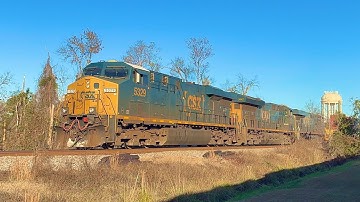 CSX M601-20 with CSX ES40DC 5329 leads with a Nice NF K5HL on 01/20/2025 