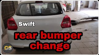 Swift rear bumper change.    bumper kaise change Hota hai