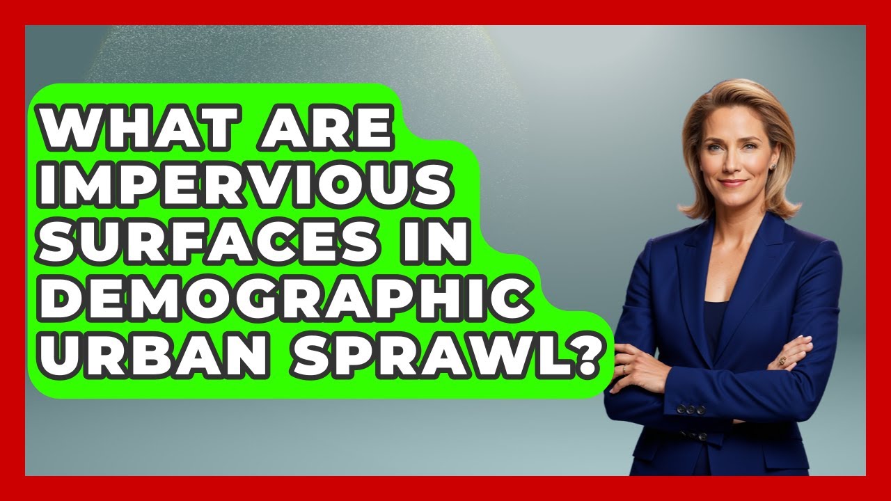 What Are Impervious Surfaces In Demographic Urban Sprawl? - Demographic Data Answers