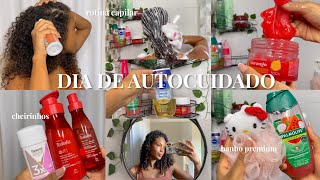 DIA DE AUTOCUIDADO 🛁 cabelo, banho premium &amp; cheirinhos 🫧