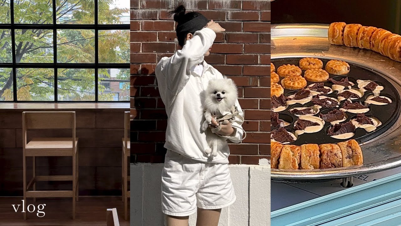 vlog 직장인브이로그 | 비주얼디렉터 주말 일상 | 겨울에 하면 좋은 것들•겨울피부관리템•속눈썹영양제•연희동국화빵 | 그래픽바이대신 | 킨더살몬•프레시라벨•시야쥬•페일제이드